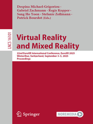 cover image of Virtual Reality and Mixed Reality